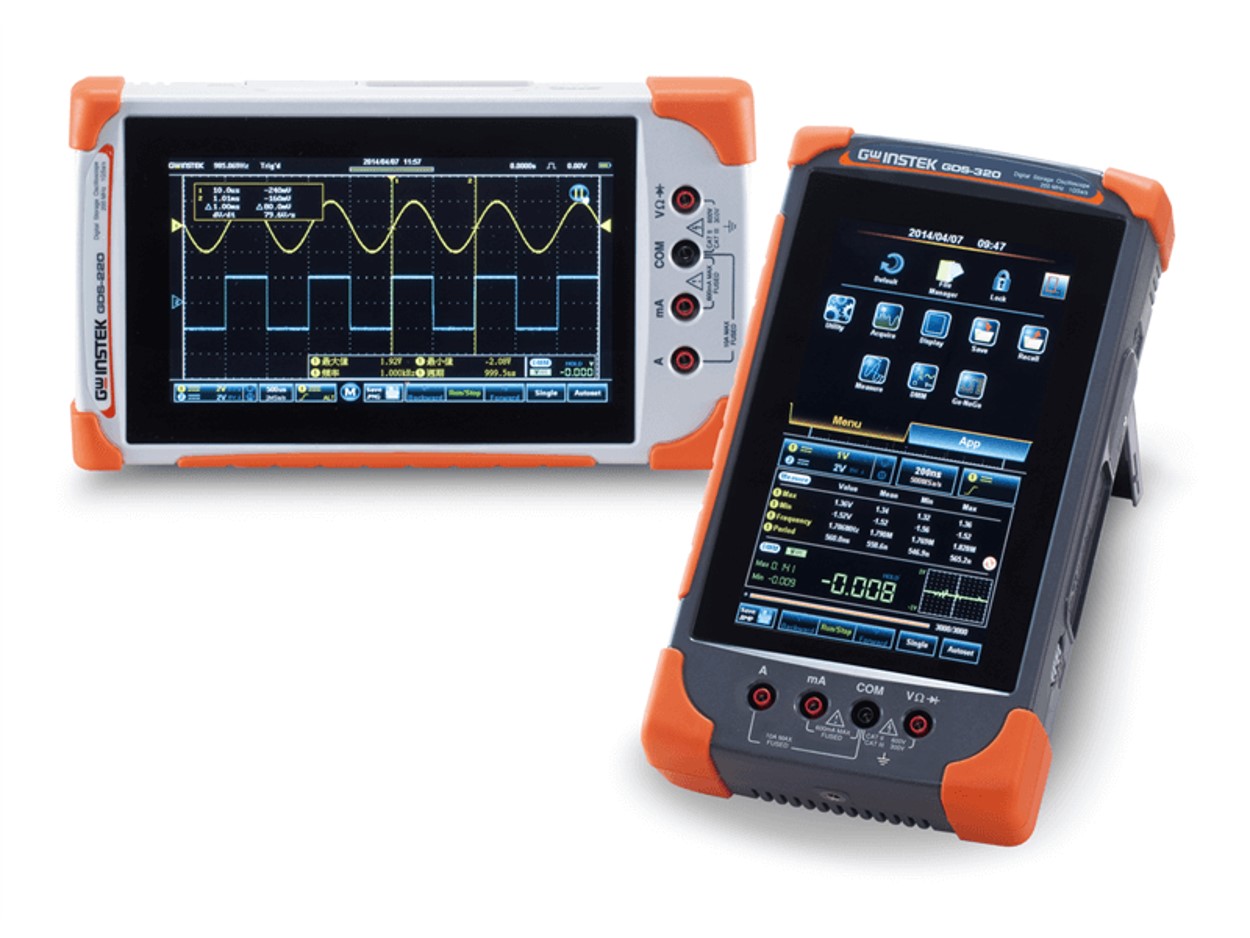 GDS-300/200 시리즈 200MHz/100MHz/70MHz 휴대용 디지털 스코프미터, GWINSTEK