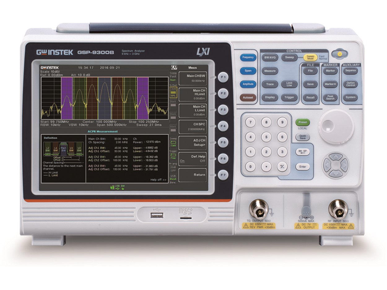 GSP-9300B 9kHz~3GHz 스펙트럼 분석기, GWINSTEK