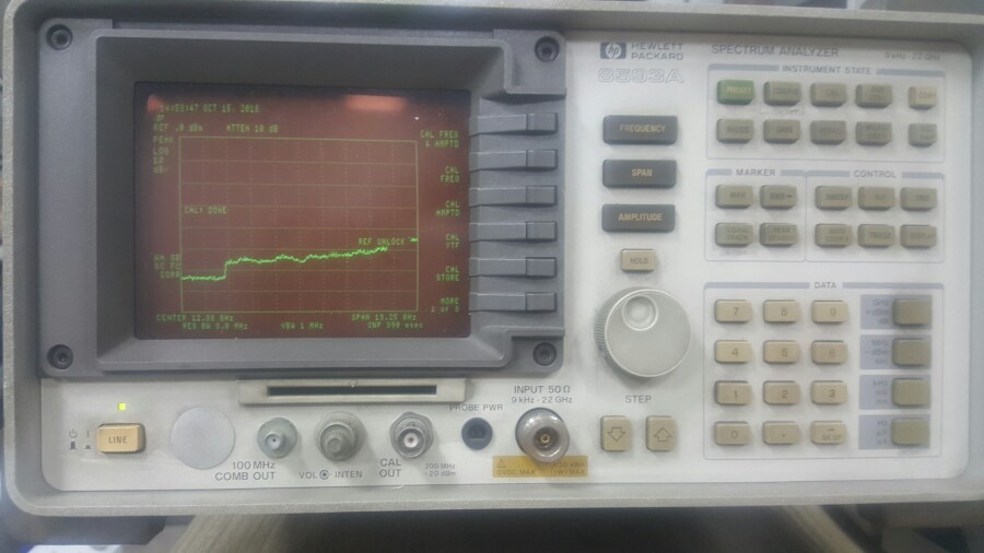 스펙트럼분석기 렌탈, HP 8593A SPECTRUM ANALYZER 22GHz 중고스펙트럼분석기 판매, 임대