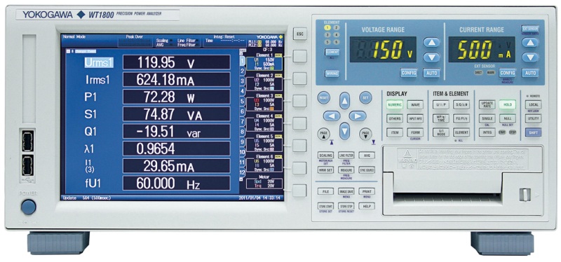 중고 WT1800 YOKOGAWA 전력분석기 판매, 렌탈, 6채널 WT1800 요꼬가와 파워 아날라이저, Power Analyzer