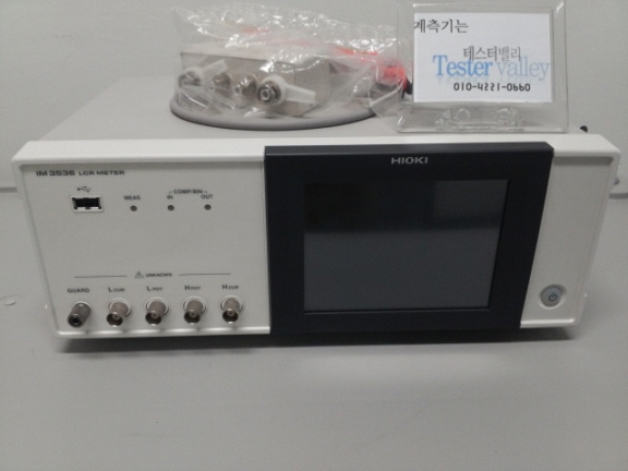 중고 LCR측정기, HIOKI IM3536,  General-Purpose LCR Meters with Measurement Frequency from DC, 4Hz to 8MHz