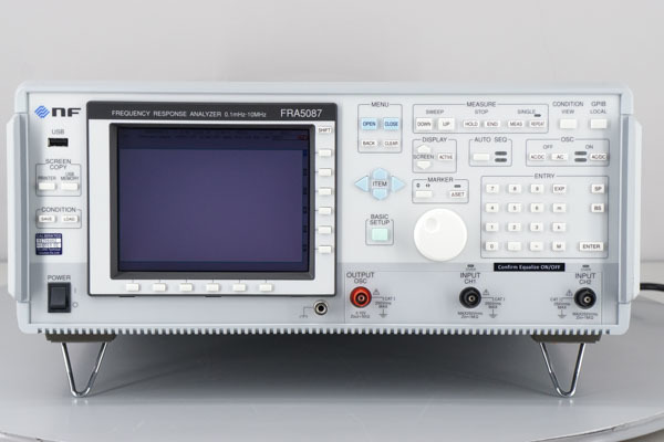 주파수특성분석기 렌탈 FRA (Frequency Response Analyzer) FRA5087,0.1mHz ~ 10MHz, nF