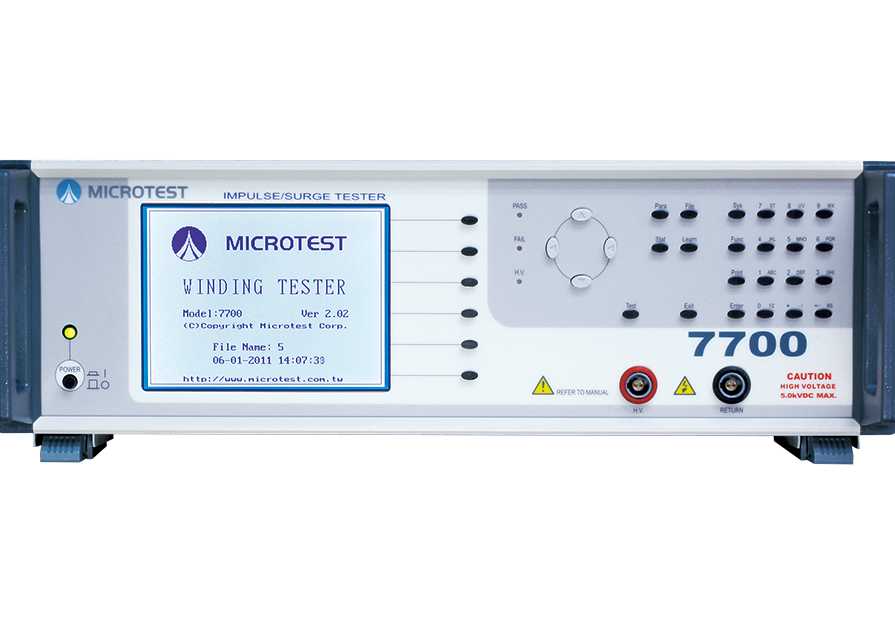 임펄스와인딩시험기 렌탈 7700 Impulse Winding Tester  MICROTEST