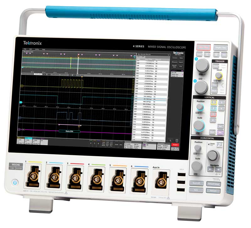 MSO44 4-BW-1000 혼합신호 오실로스코프 1GHz 4CH Tektronix